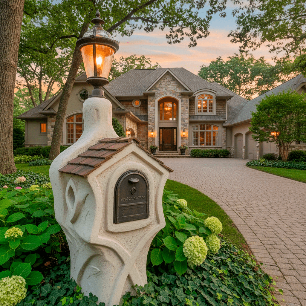 Materials: EPS foam core with ready to paint stucco exterior