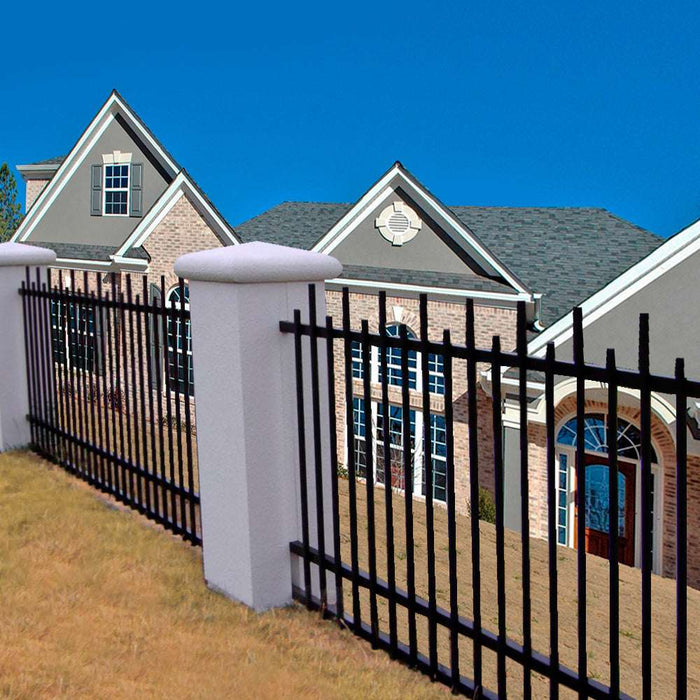 Prefabricated Stucco Fence 0025