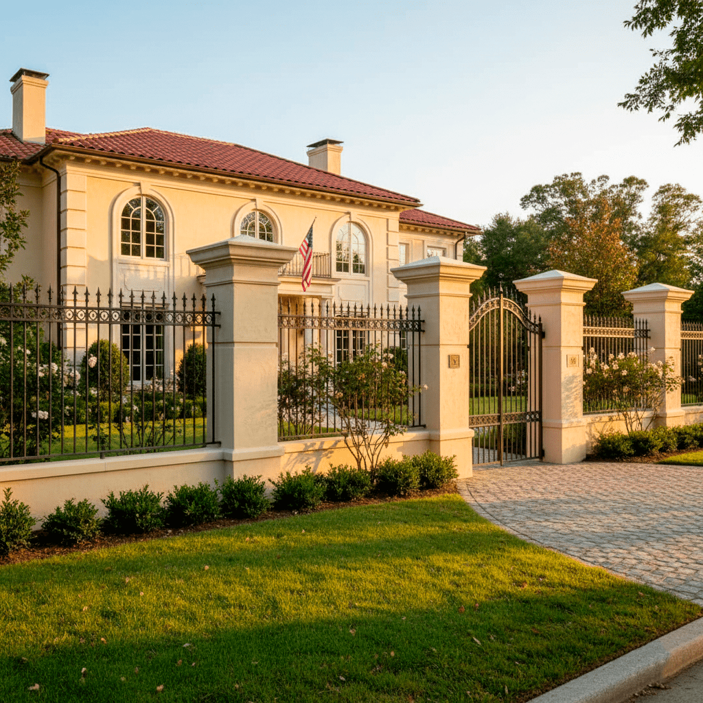 History and Advantages of Stucco Security Fence Panels