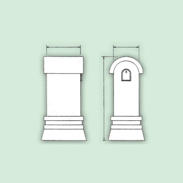 Custom Stucco Mailboxes