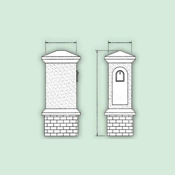 Custom Stucco Mailboxes