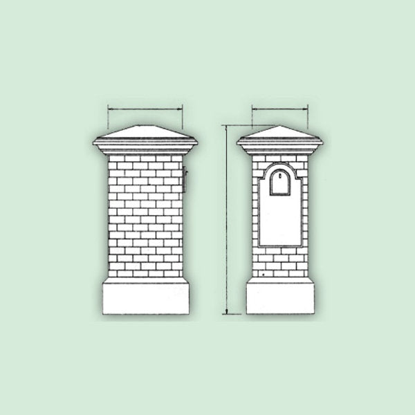 Custom Stucco Mailboxes