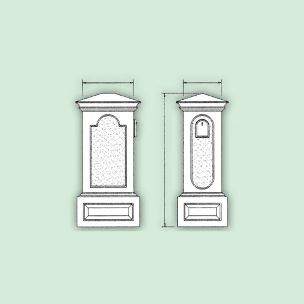 Custom Stucco Mailboxes