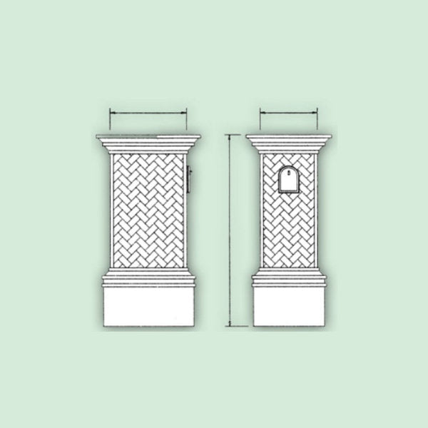 Custom Stucco Mailboxes