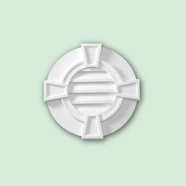 Round Lover with Flat Trim and Keystones polystyrene foam