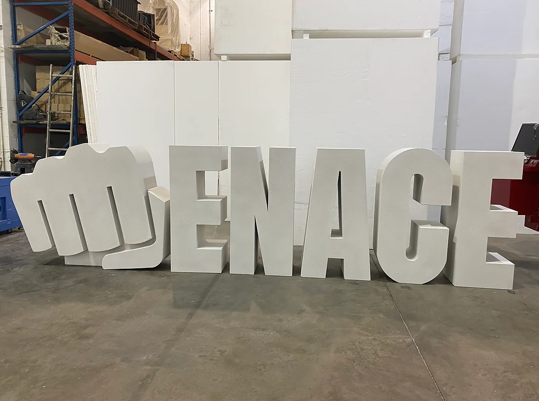 The Importance of Hard Coating in Outdoor Signage: How Polyurea Coating Transforms Foam Structures into Durable Signage
