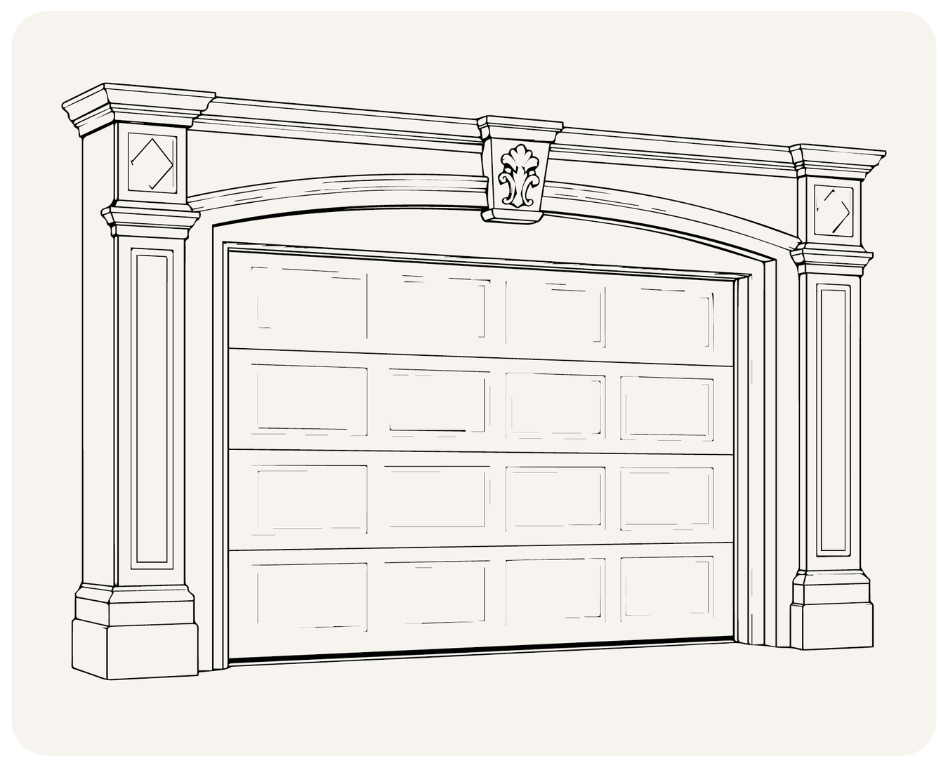 Full Garage Door Surround Kits Collection