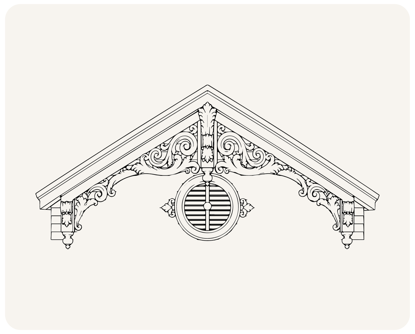 Gable Brackets & Gable Vents / Decorative Vents Collection