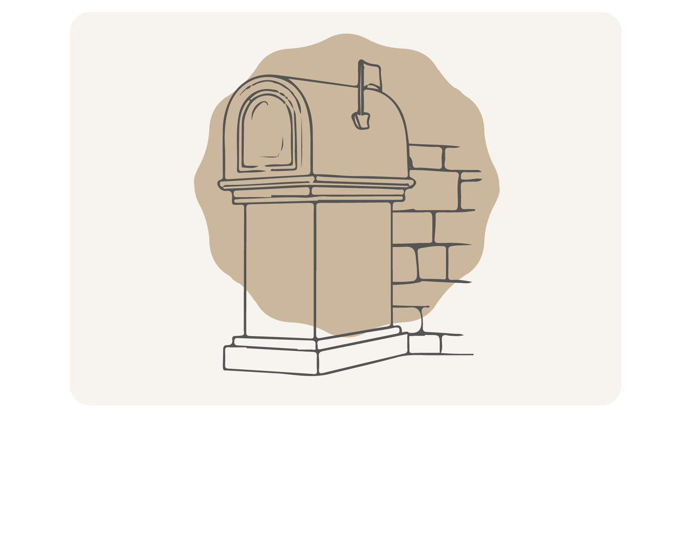 Stucco Mailboxes and Lamp Posts Collection