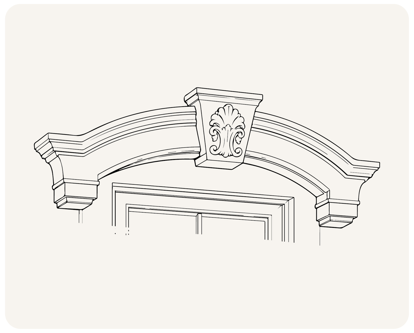 Window Hood Molds / Eyebrow Caps