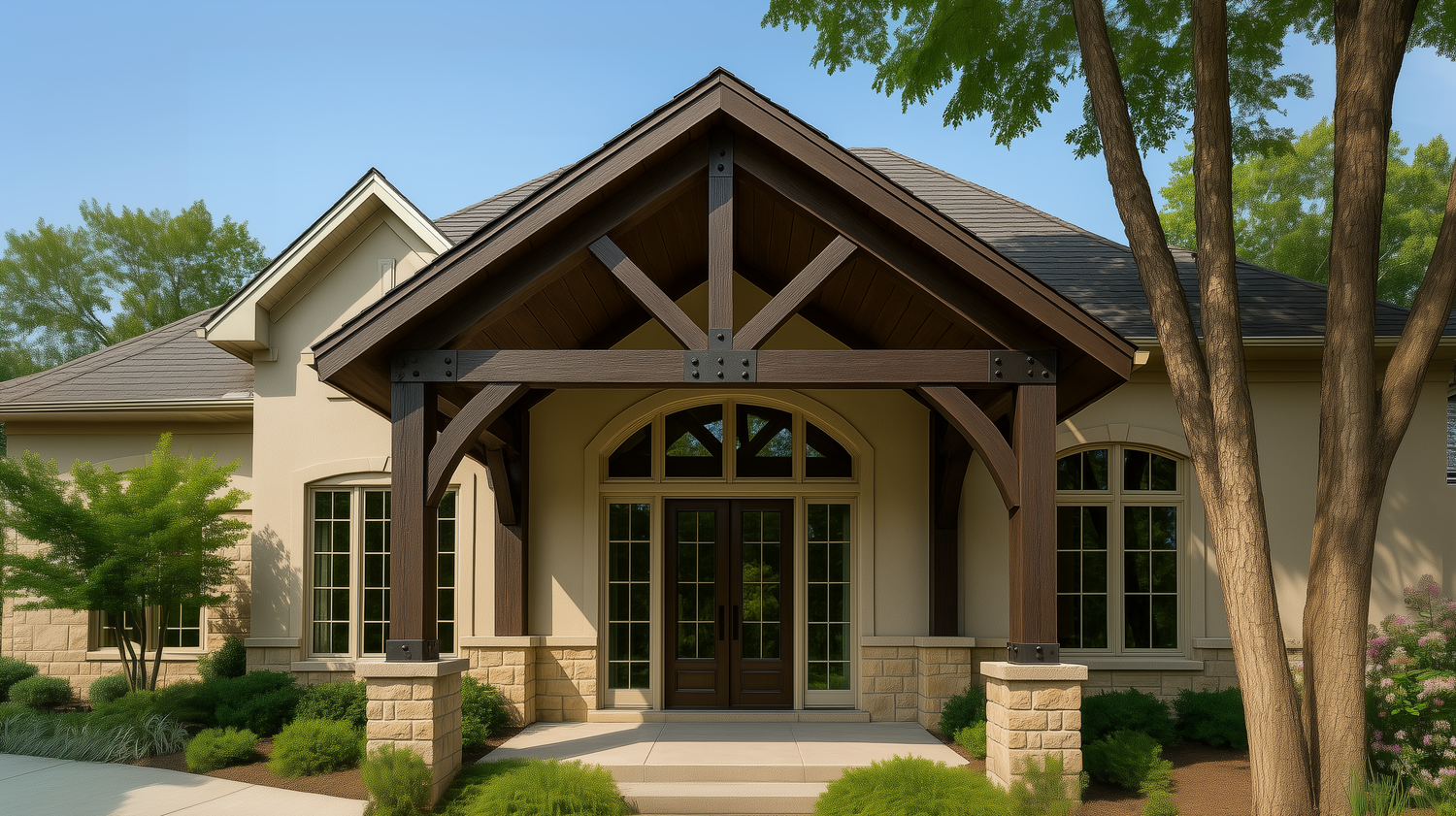 Faux Wood Trusses That Transform Any Space