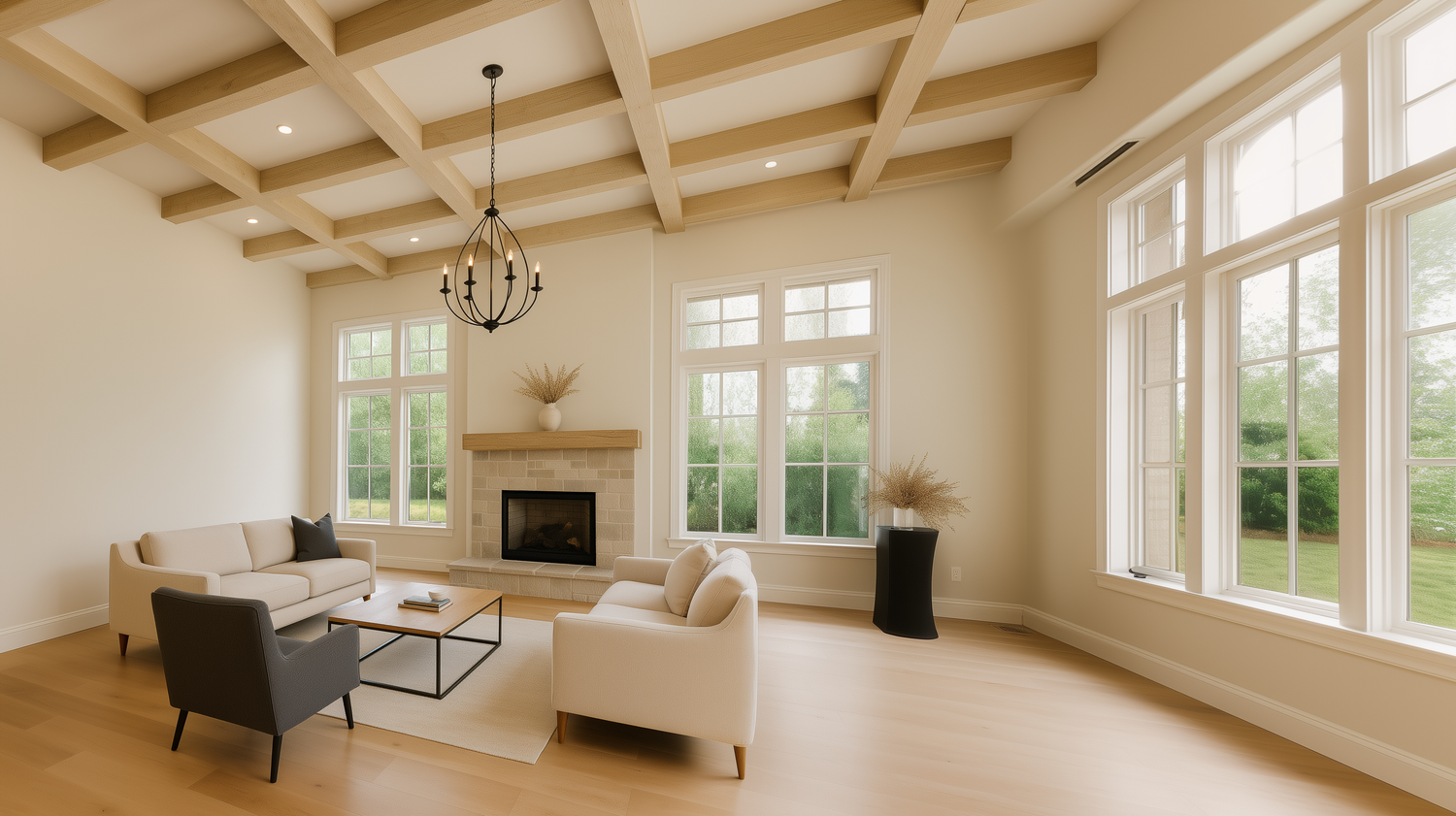 Where faux beams shine the most