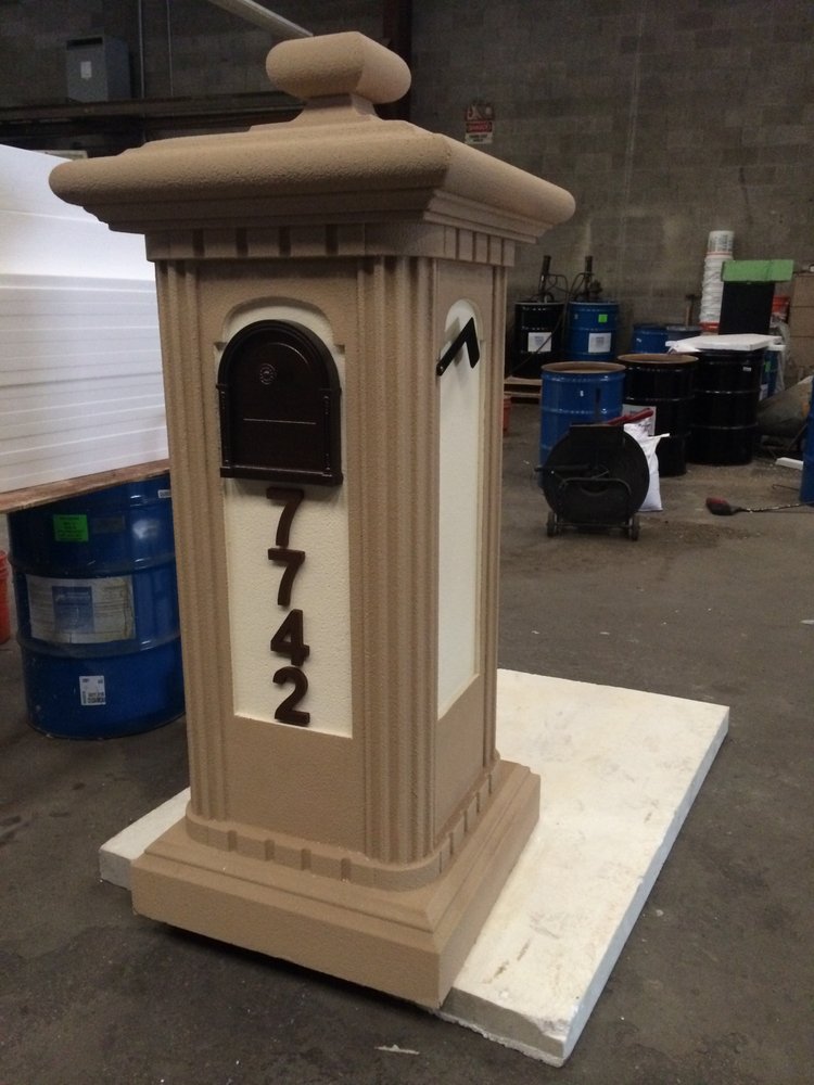 Custom Stucco Mailboxes 002