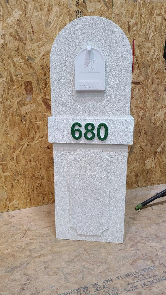 Custom Stucco Mailboxes 033