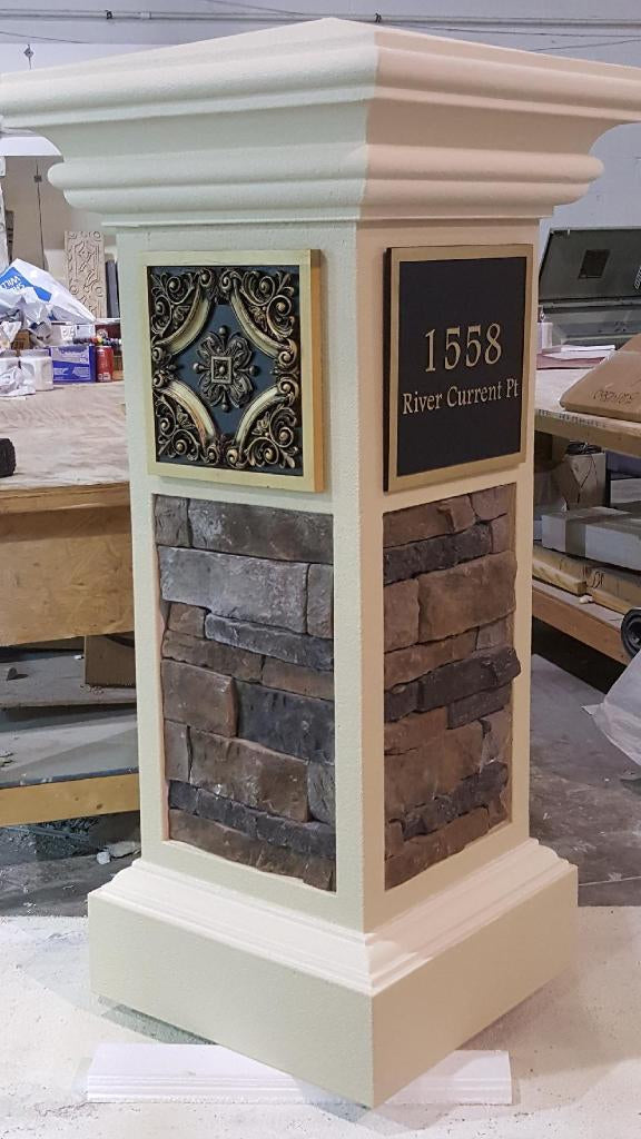 Custom Stucco Mailboxes 013