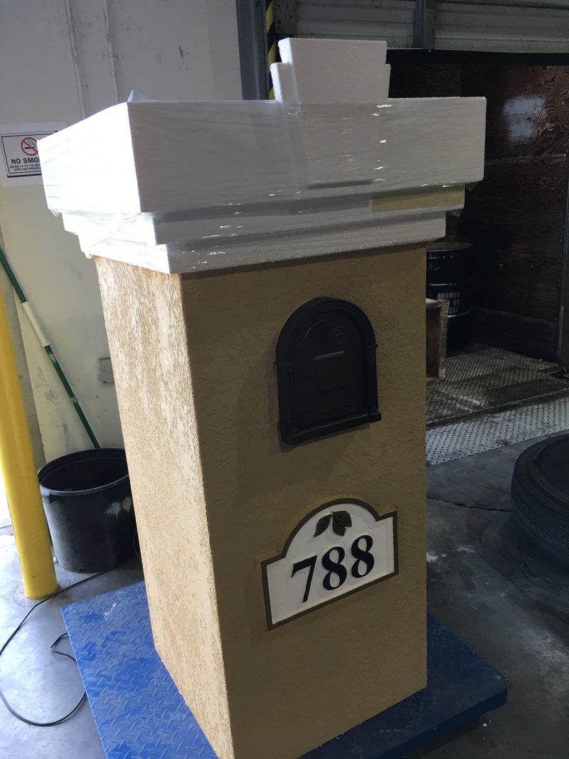 Custom Stucco Mailboxes 014