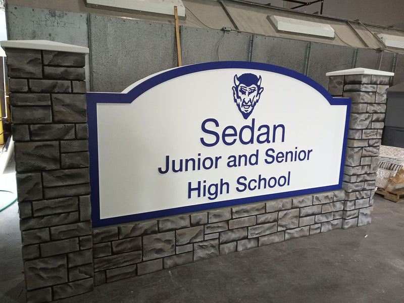 Custom Monument Sign 136