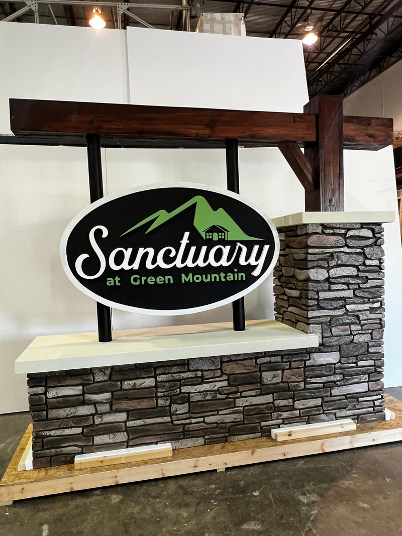 Custom Monument Sign 195