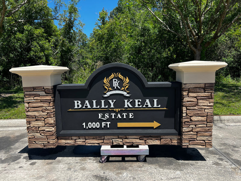 Custom Monument Sign 215