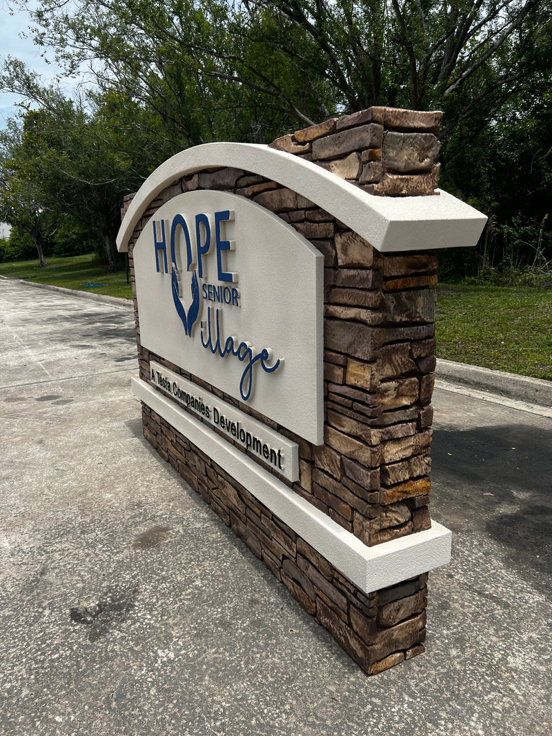 Custom Monument Sign 220