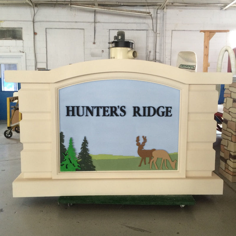 Custom Monument Sign 079