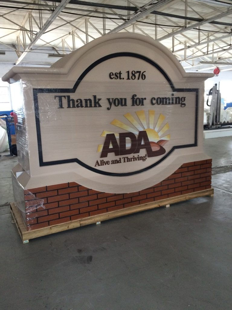 Custom Monument Sign 089