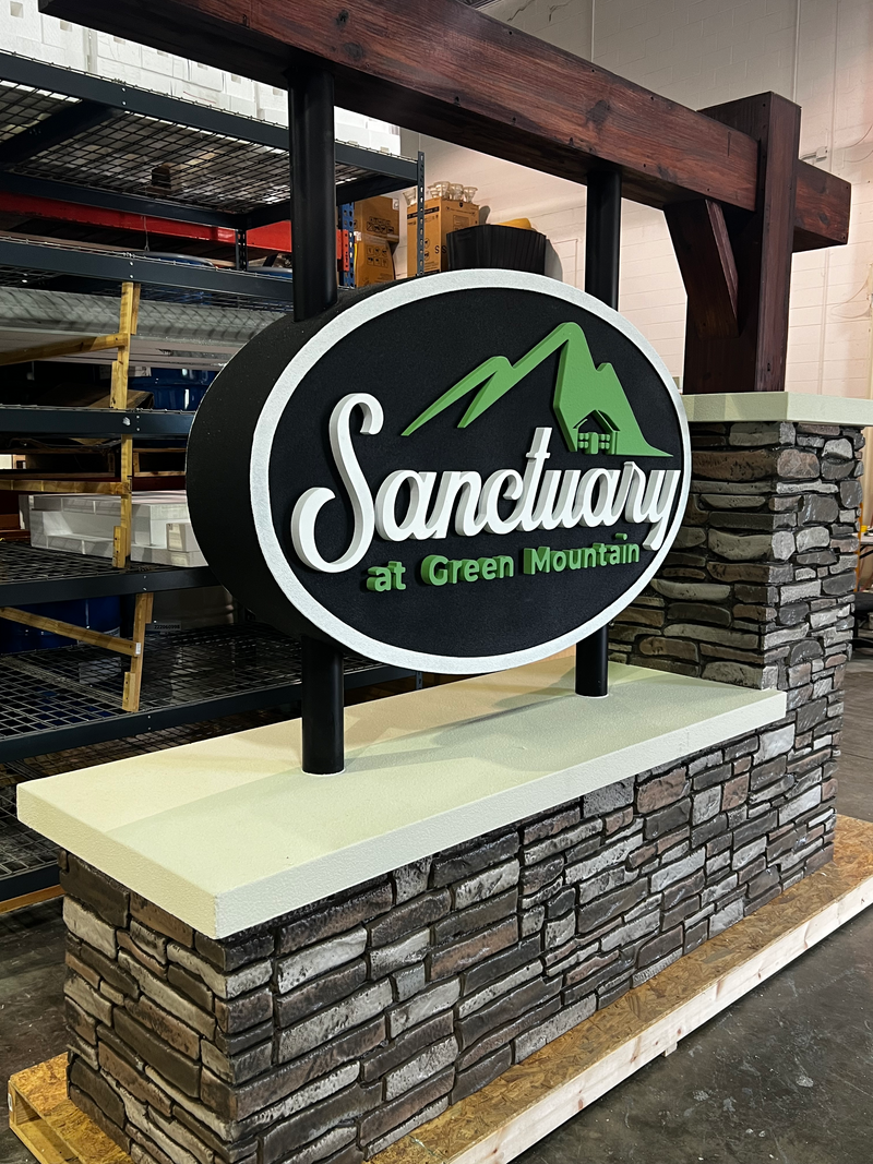 Custom Monument Sign 196