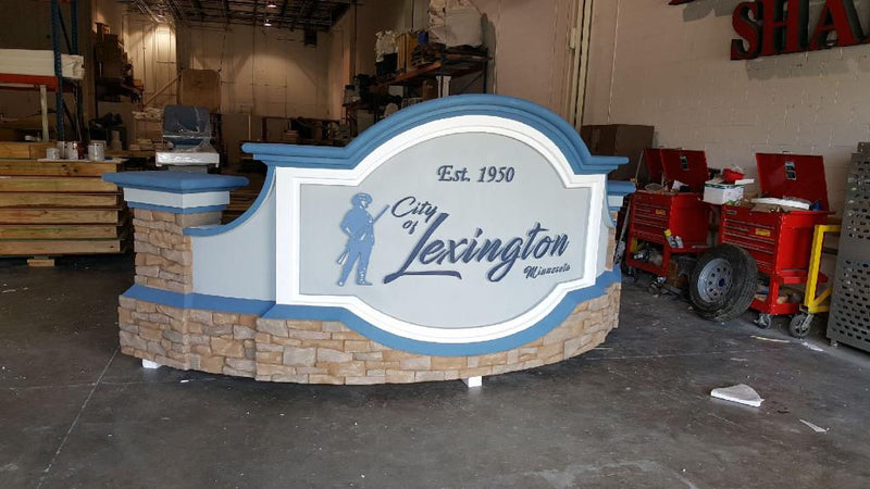 Custom Monument Sign 140
