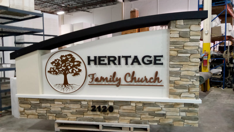 Custom Monument Sign 189