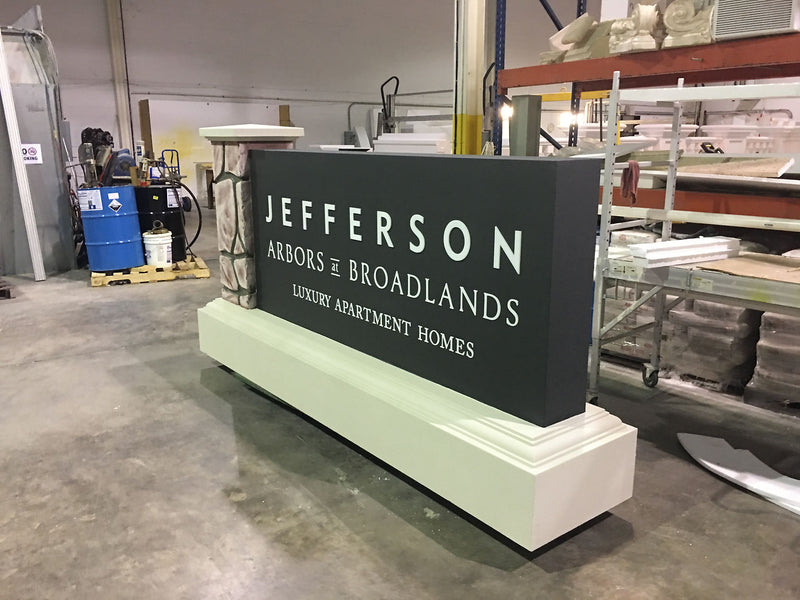 Custom Monument Sign 135