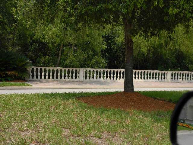 Custom Stucco Fence 016