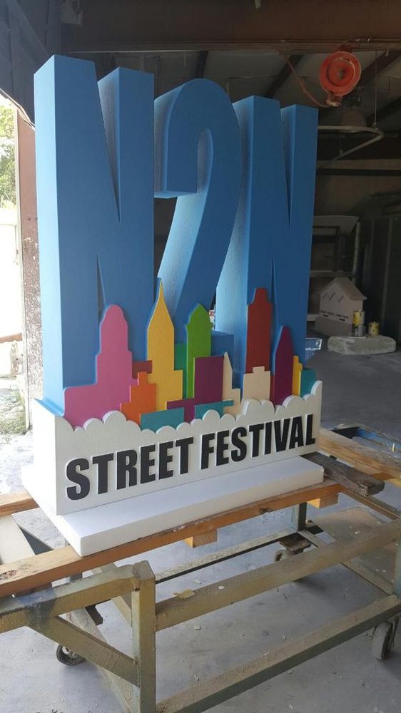 Custom Foam Letters and Sign 021