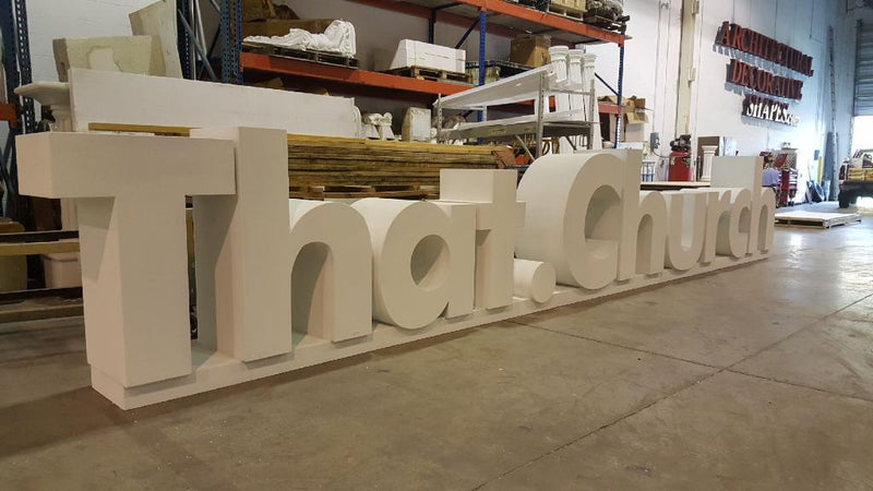 Custom Foam Letters and Sign 043