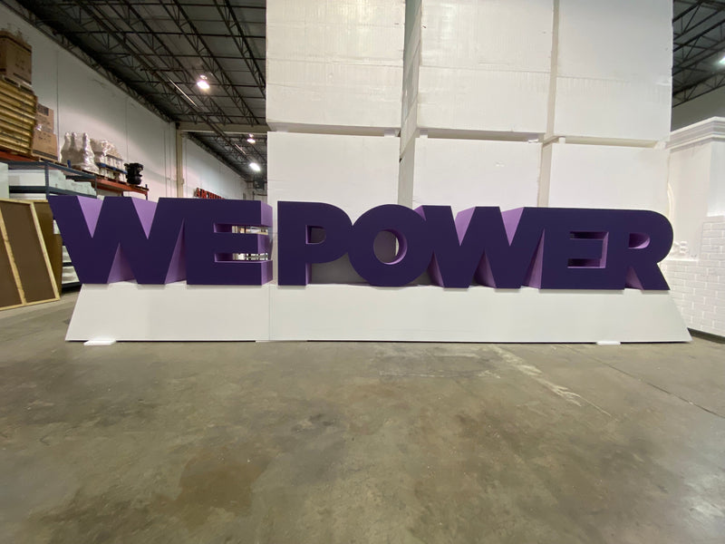 Custom Foam Letters and Sign 045