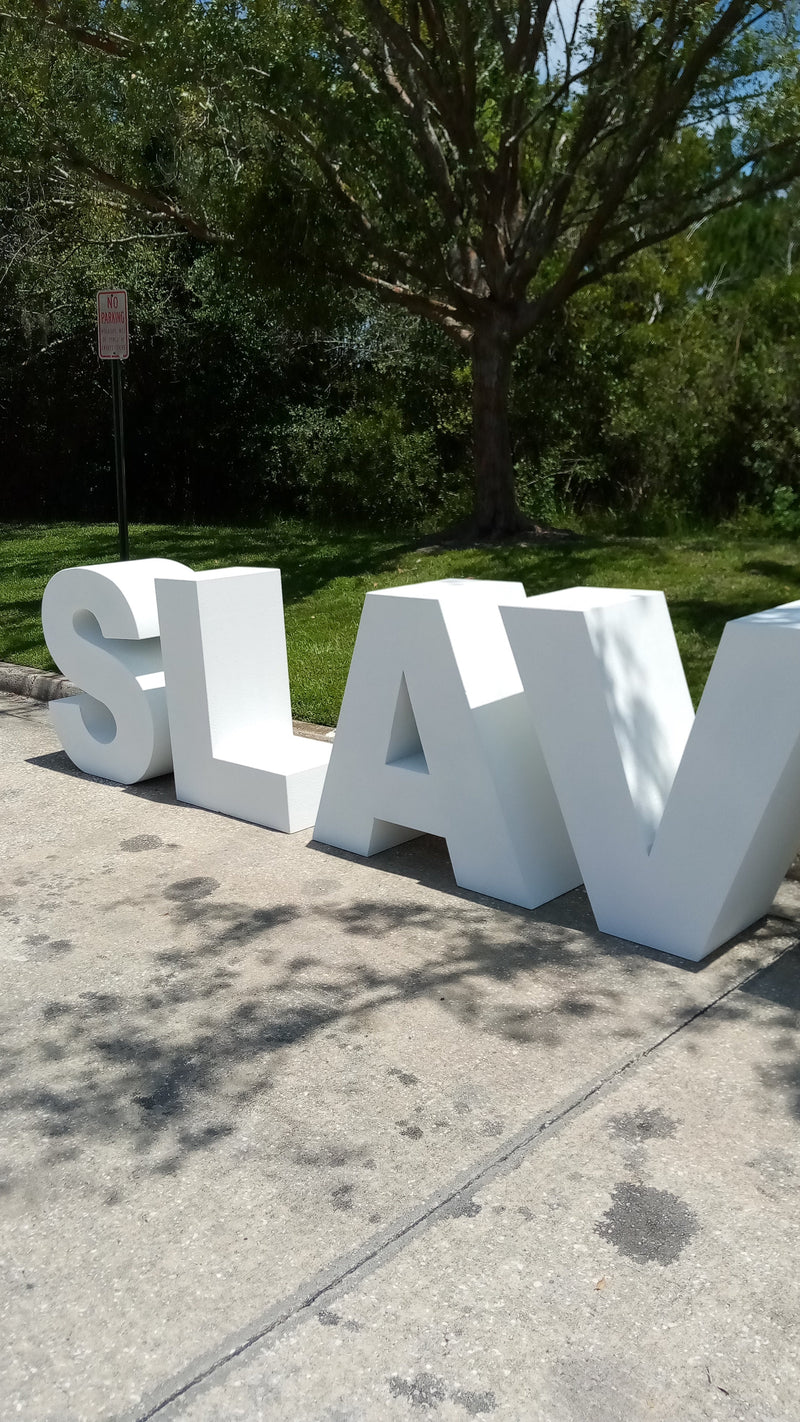 Custom Foam Letters and Sign 051