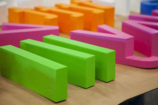 Custom Foam Letters and Sign 014