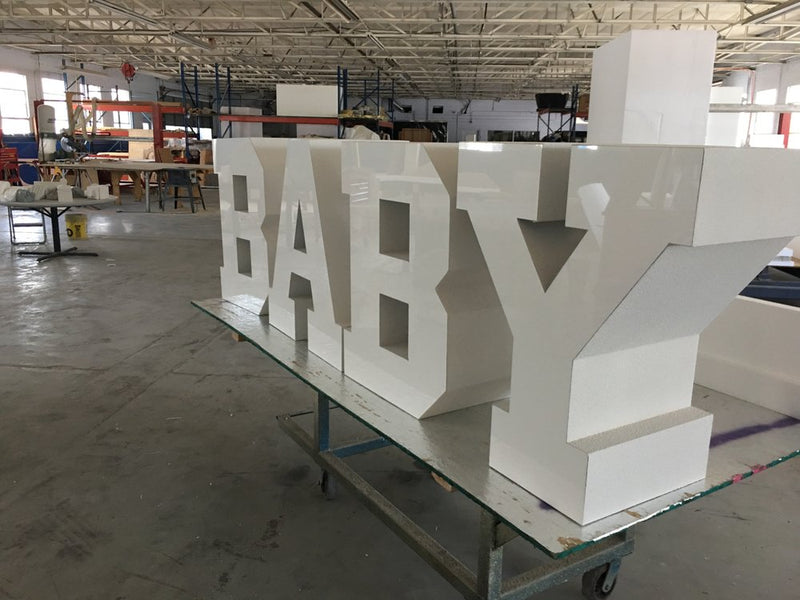 Custom Foam Letters and Sign 022