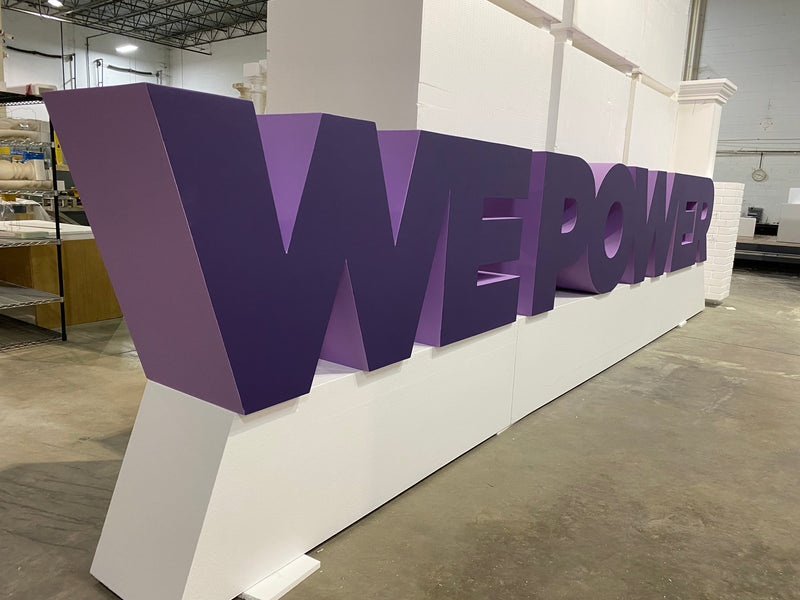 Custom Foam Letters and Sign 035