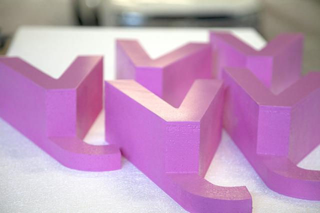 Custom Foam Letters and Sign 011