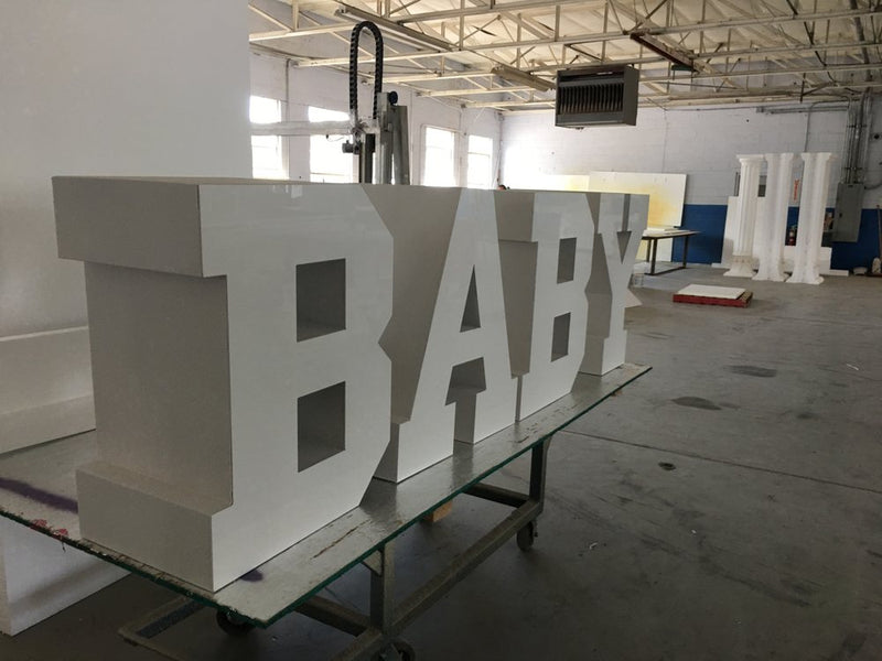 Custom Foam Letters and Sign 024