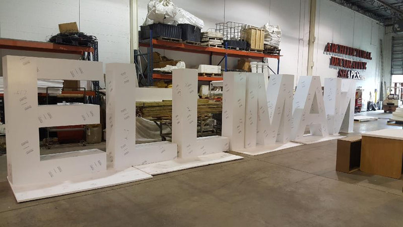 Custom Foam Letters and Sign 032