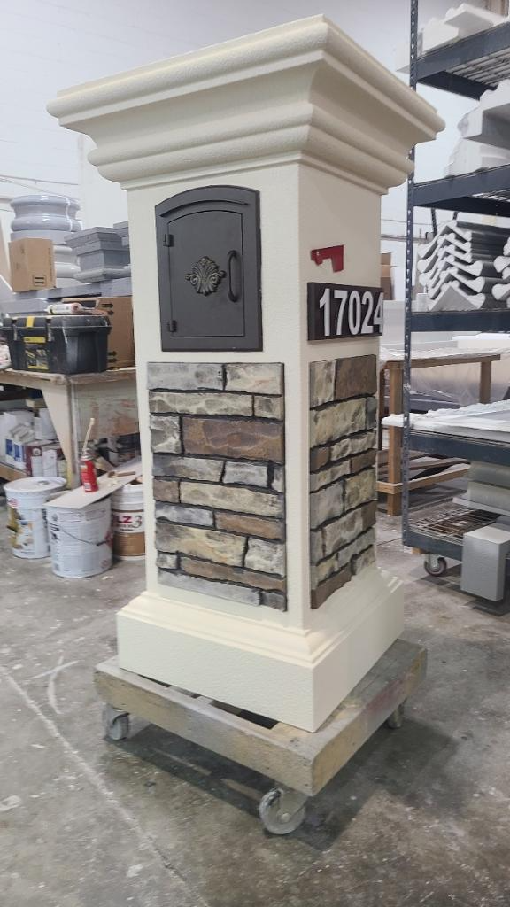 Custom Stucco Mailboxes 044