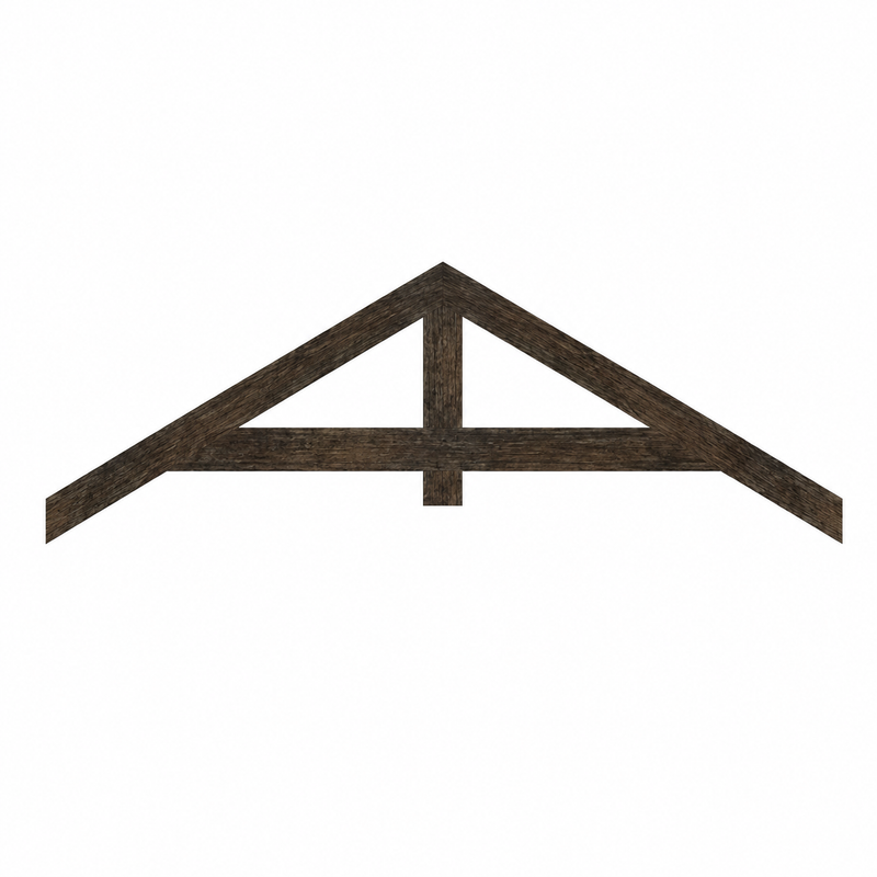 Raised Cord King Post Truss with Tail MOD004