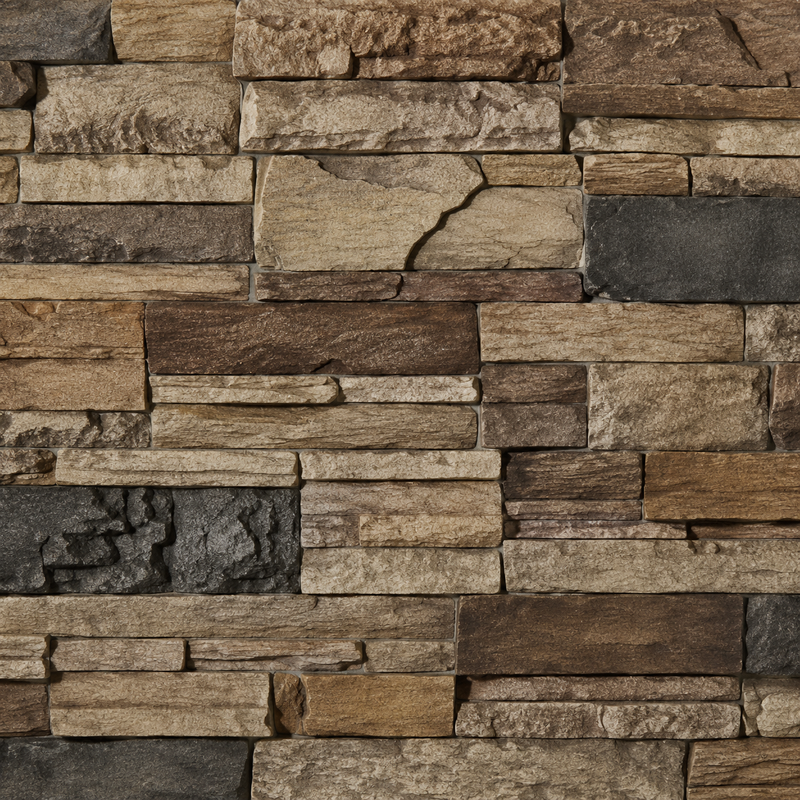 Plateau-Style Masonry Faux Stone Facade Panel MOD003