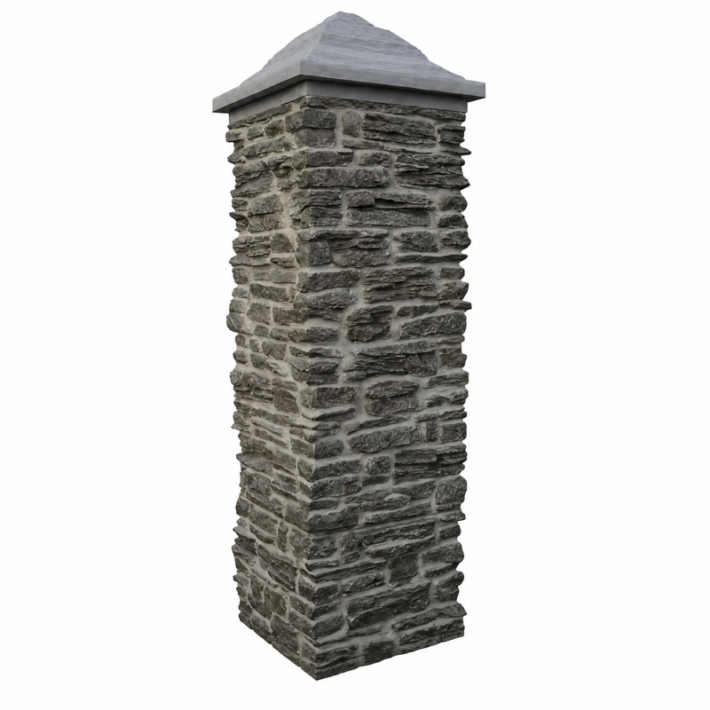 Rustic Style Column Post Cover MOD004