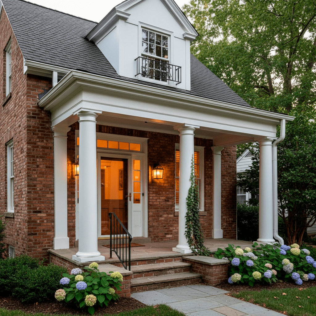 Our columns are used as exterior decorative columns.