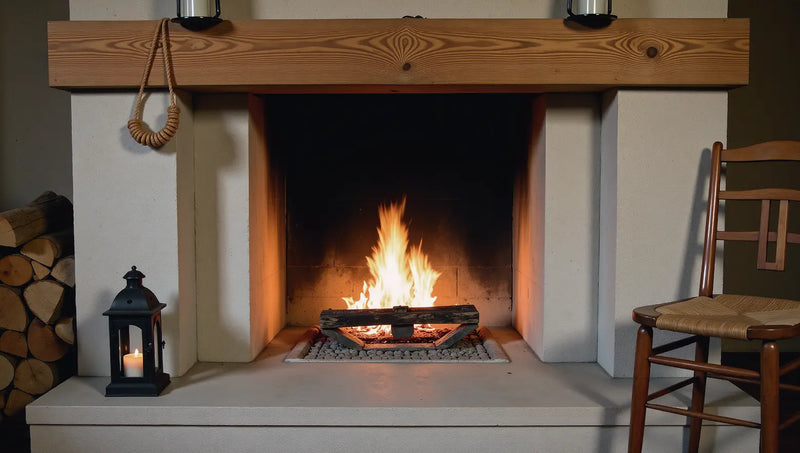 Brushed Texture Style Faux Wood Mantel MOD004