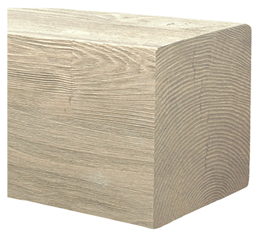 Faux Wood Mantel Sanded Style