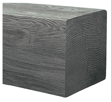 Faux Wood Mantel Sanded Style