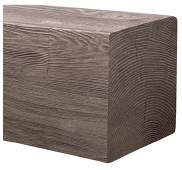 Faux Wood Mantel Sanded Style